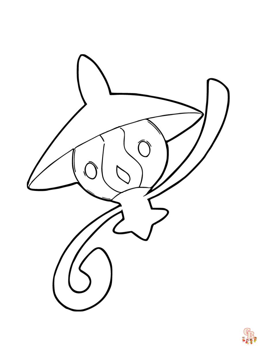 Lampent coloring page
