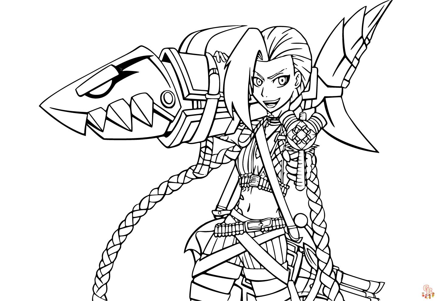 League of Legends coloring pages printable