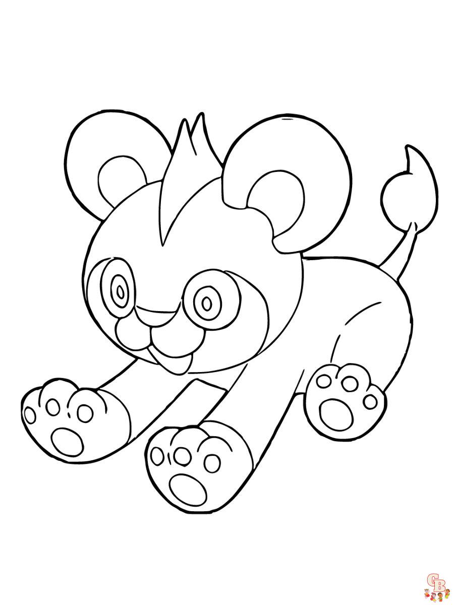Litleo coloring page