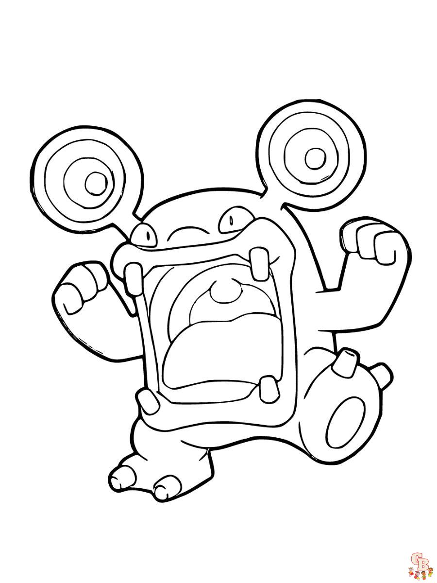 Loudred coloring pages