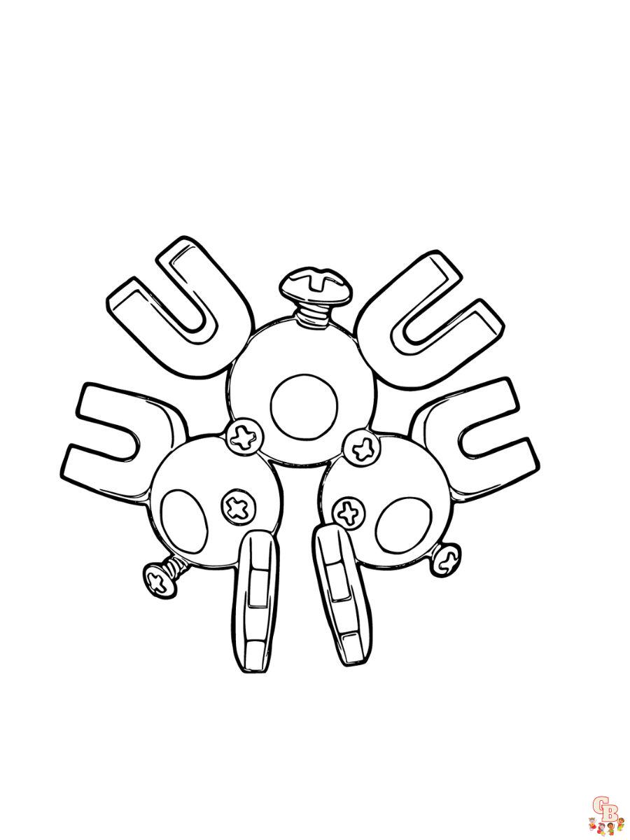 Magneton coloring pages