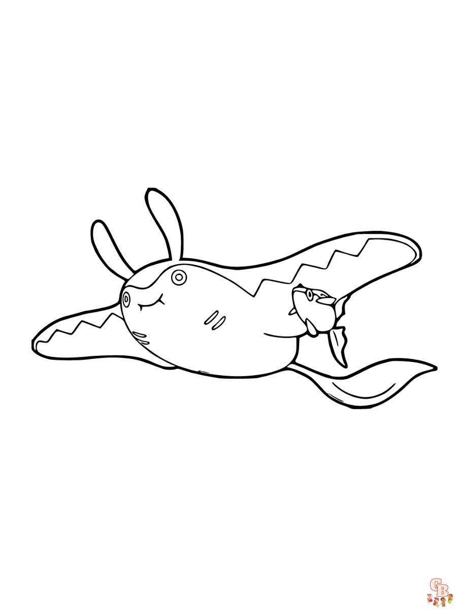 Mantine coloring page