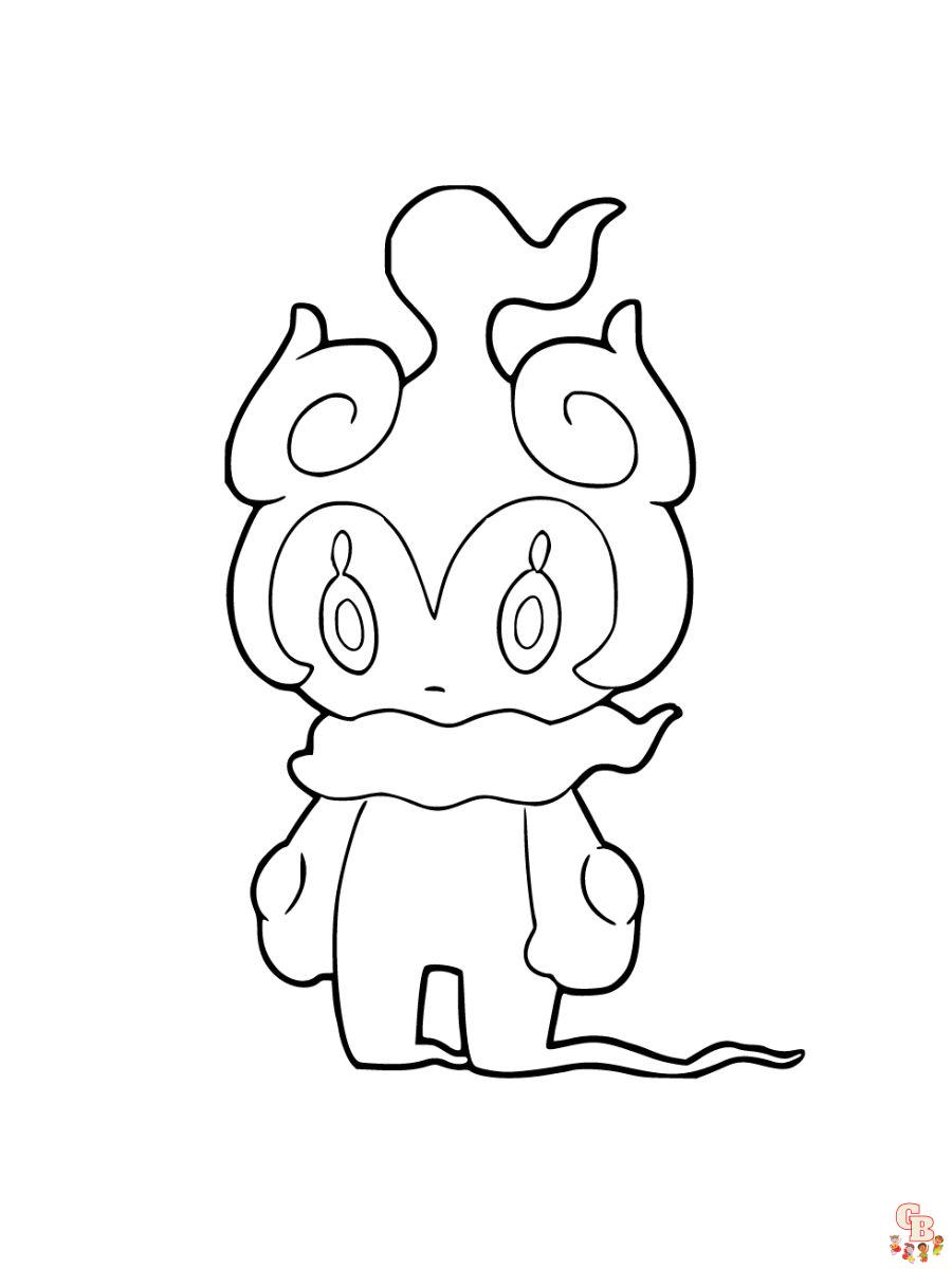 Marshadow coloring page