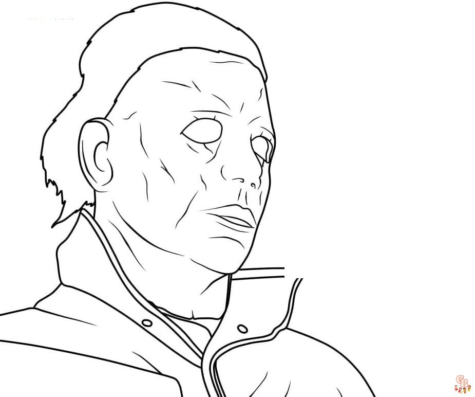 Michael myers coloring pages printable