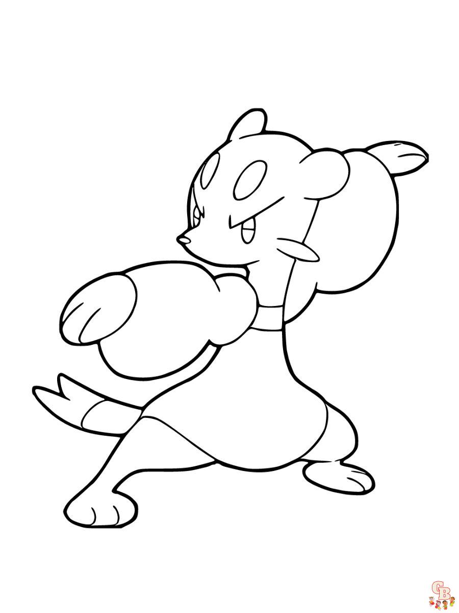Mienfoo coloring page