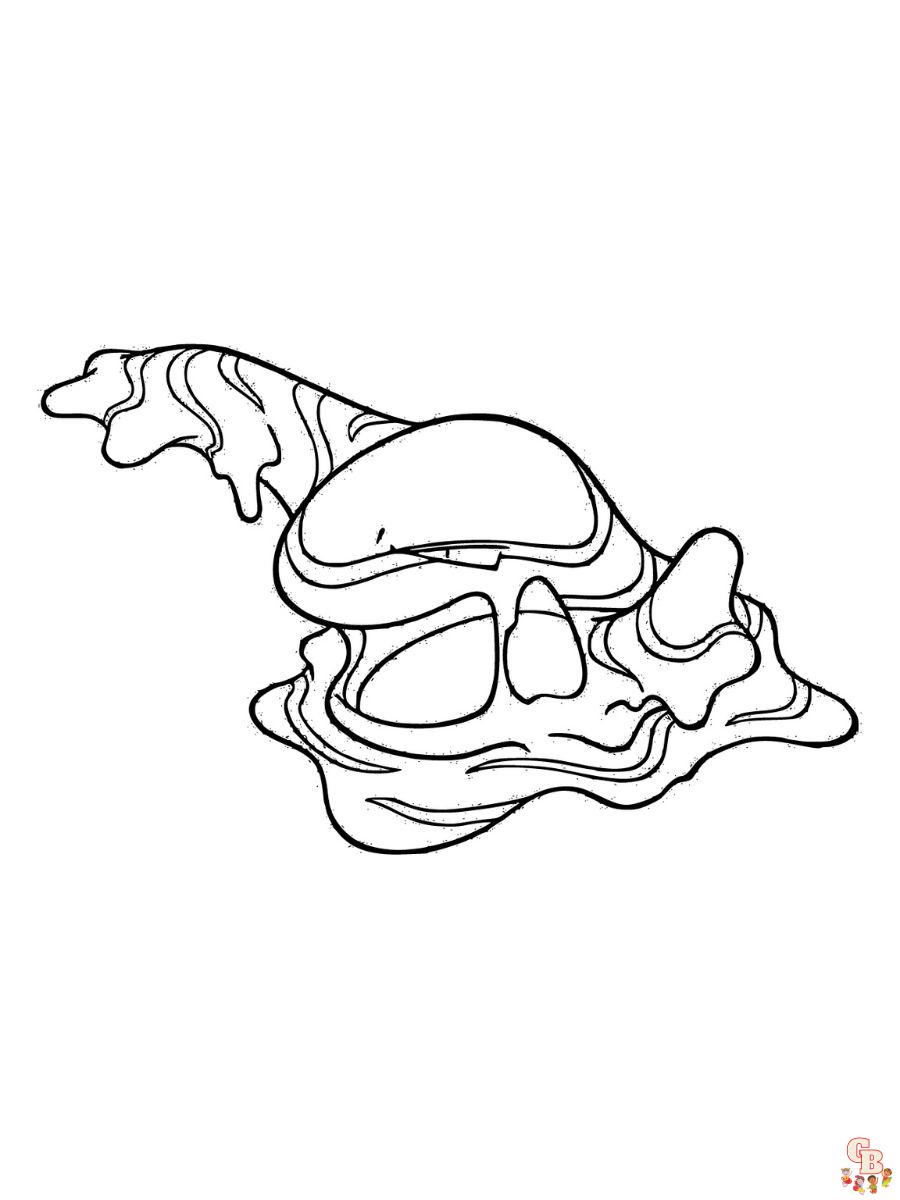 Muk coloring pages