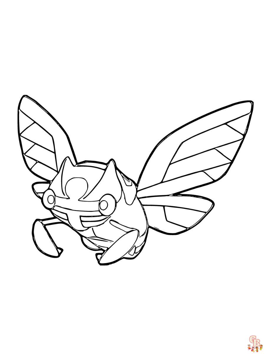 Ninjask coloring pages