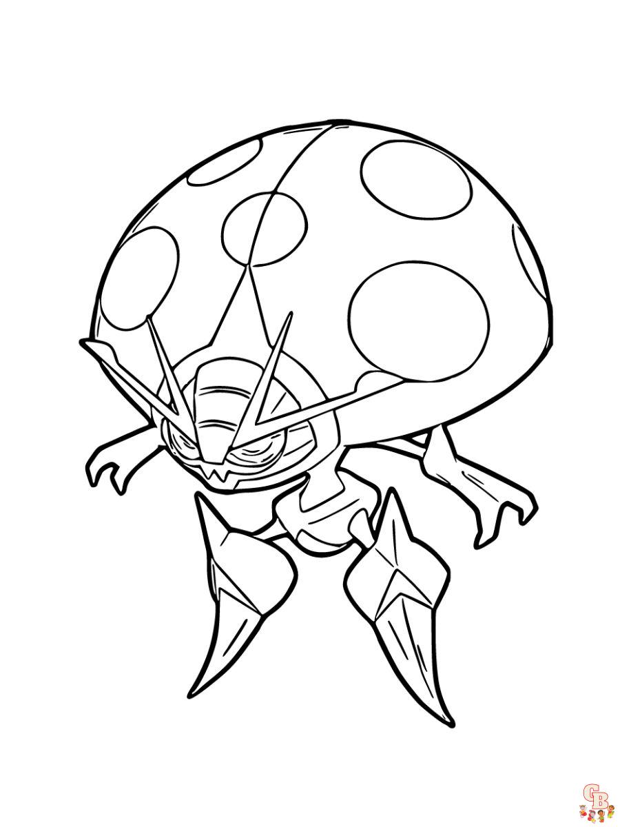 Orbeetle coloring page