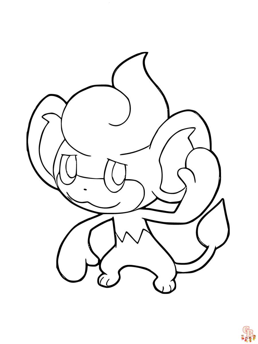 Pansear coloring page