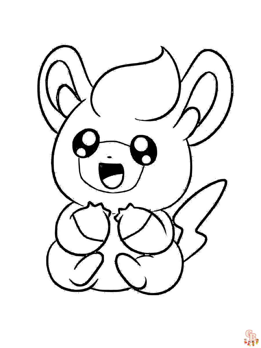 Pawmi coloring page