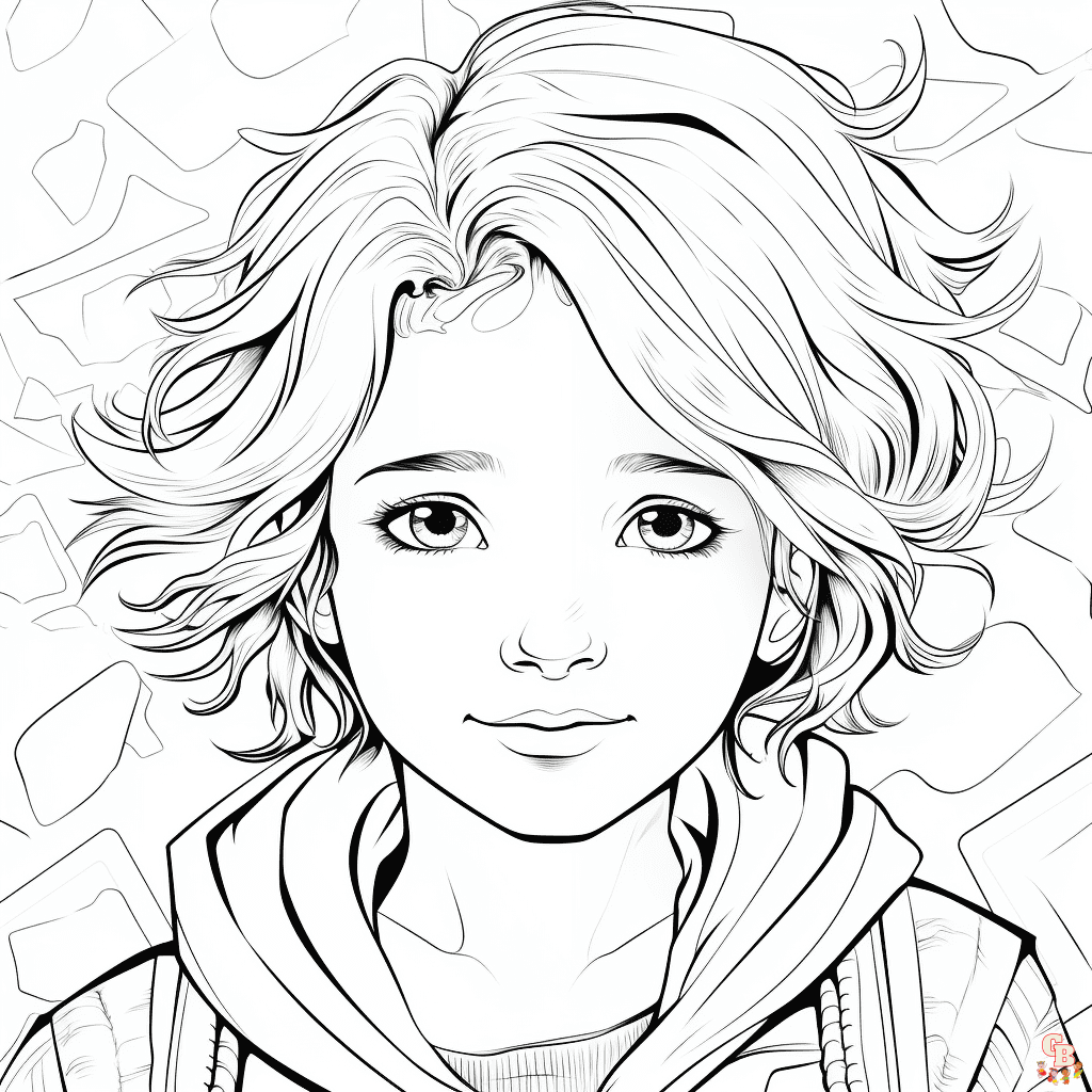 Person coloring pages free