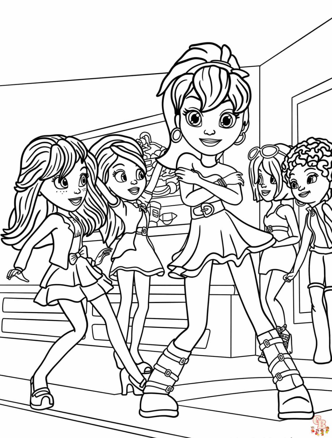 Polly Pocket Coloring Pages