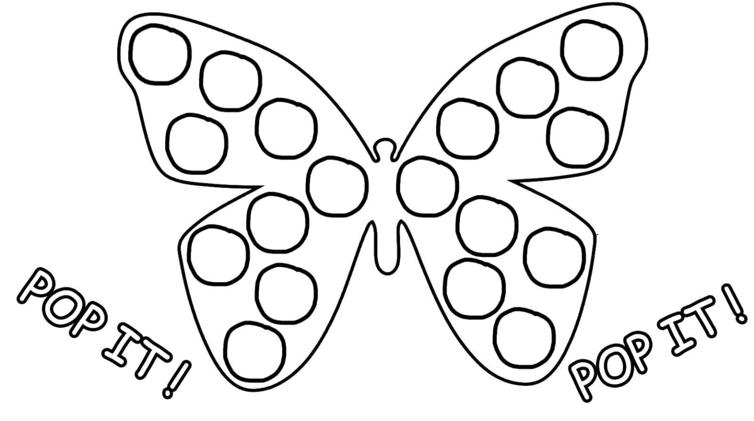Printable Pop It Coloring Pages Free For Kids And Adults