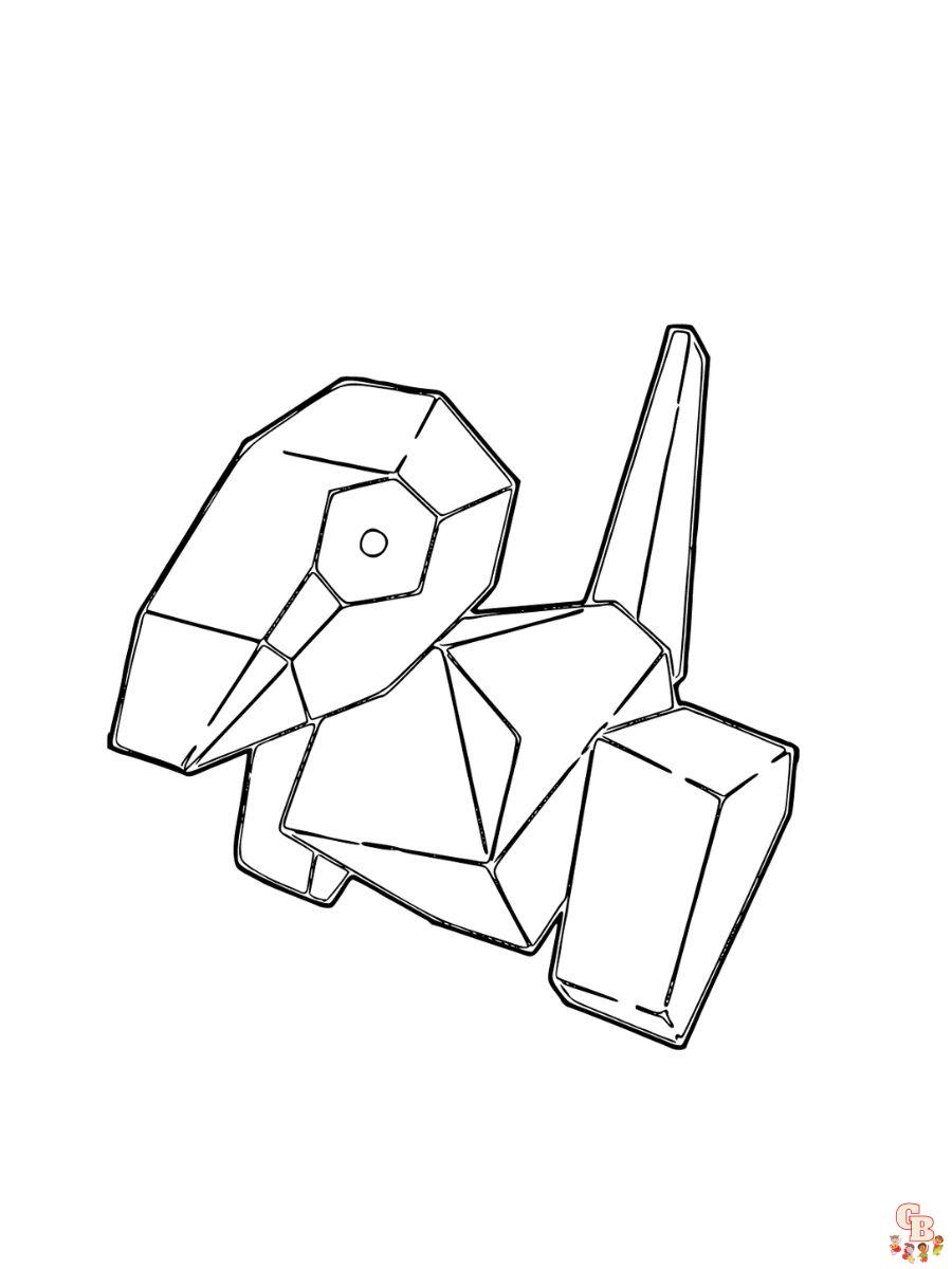 Porygon coloring pages