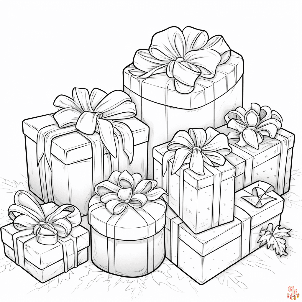 Present Coloring Pages