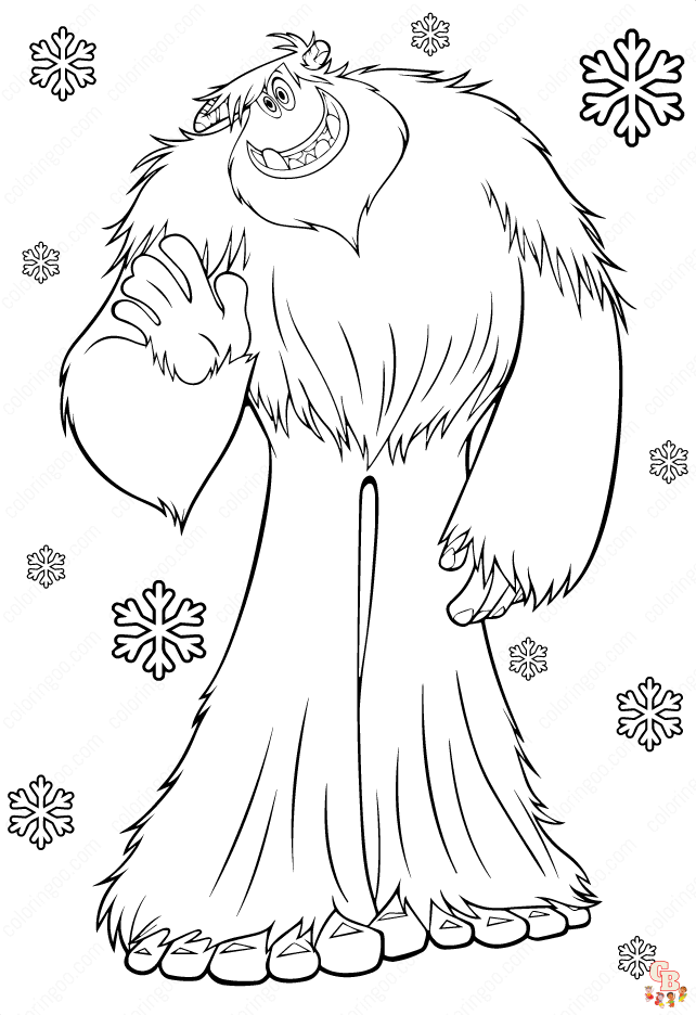Bigfoot Coloring Pages