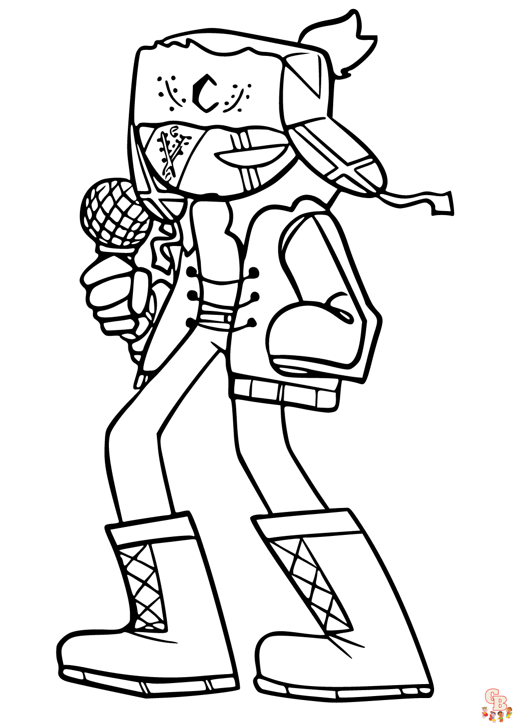 Printable Friday Night Funkin Coloring Pages Free