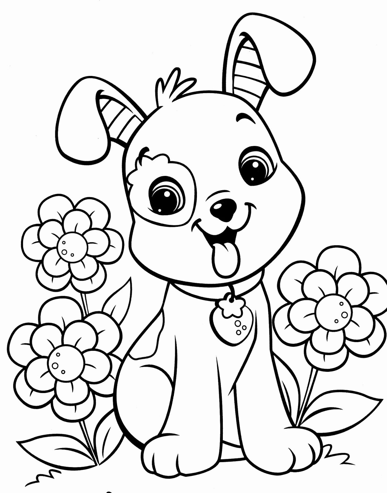 Printable Pet Coloring Pages Free For Kids And Adults