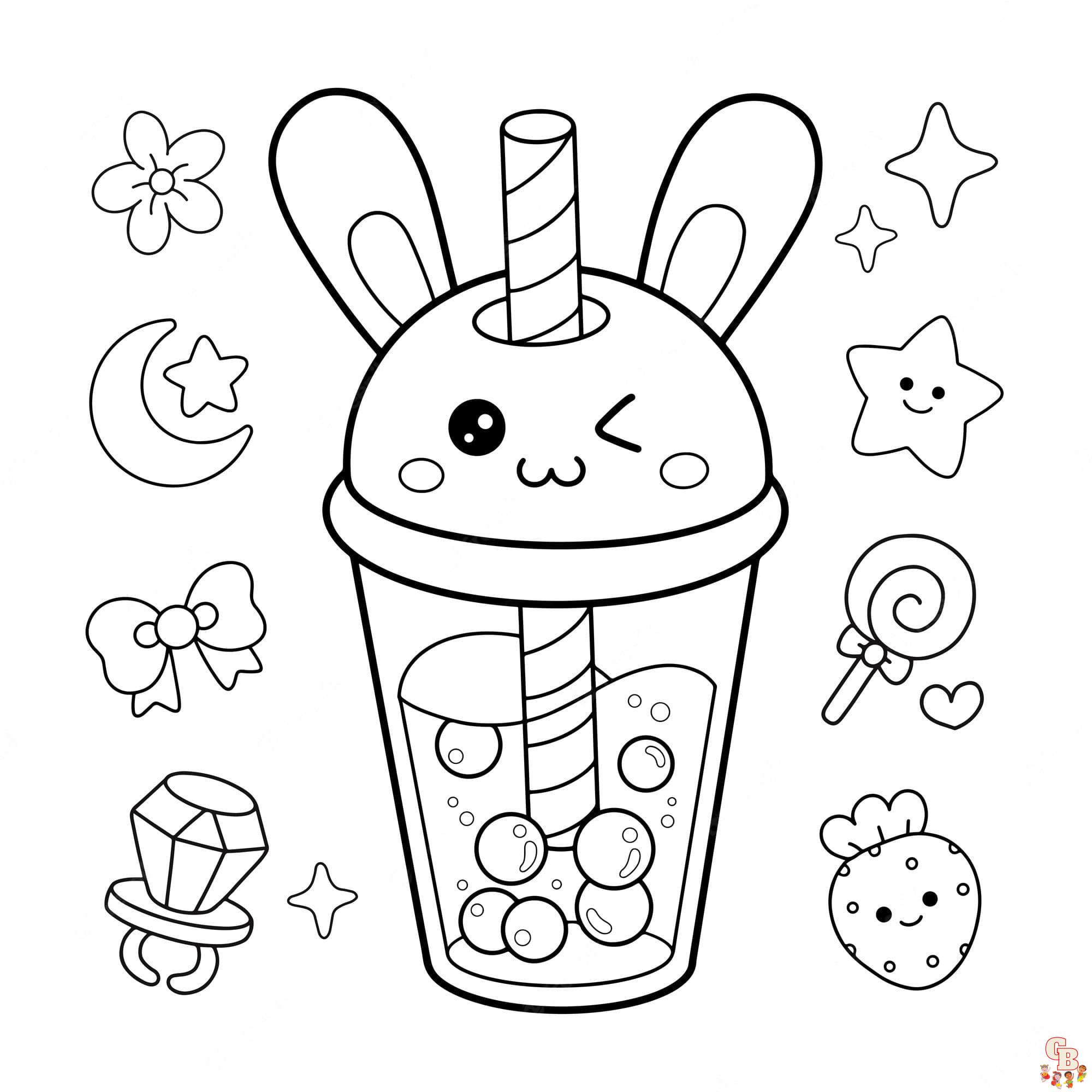 Squishy Coloring Pages