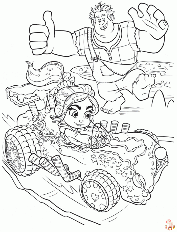 Wreck It Ralph Coloring Pages