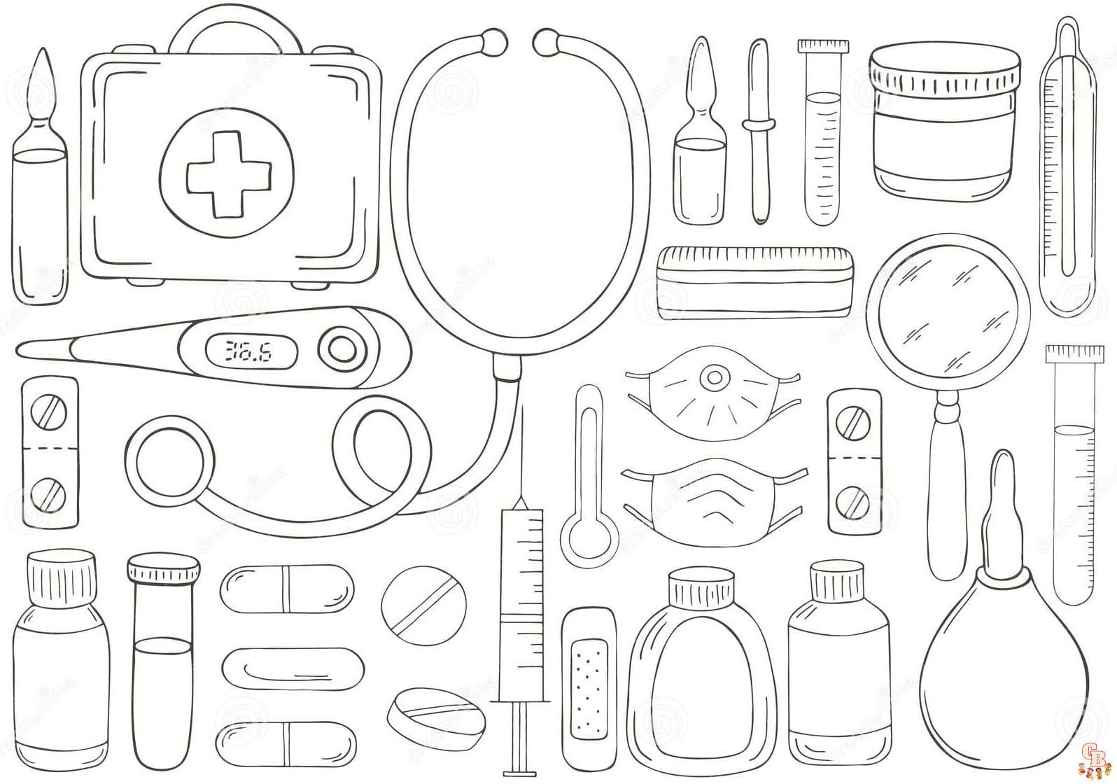 Medical Coloring Pages
