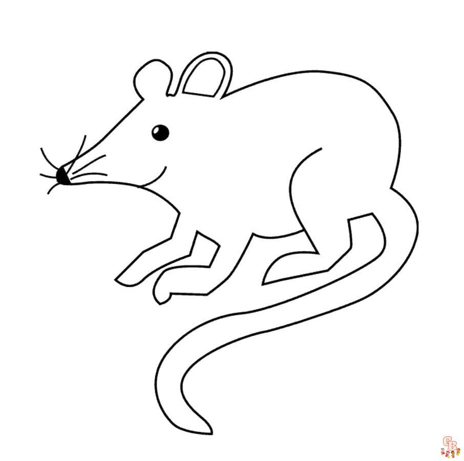 Rat Coloring Pages