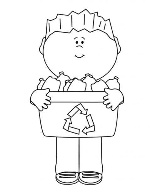 Printable Recycling Coloring Pages Free For Kids And Adults