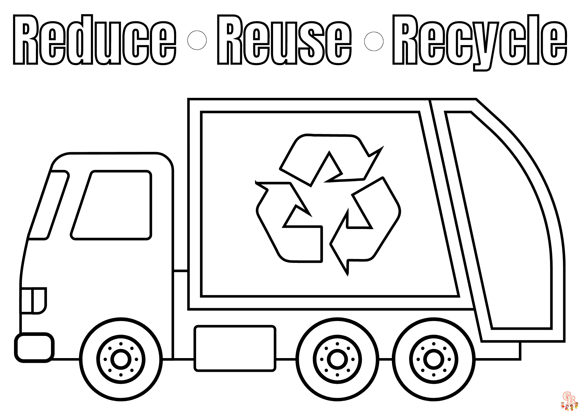 Recycling Coloring Pages
