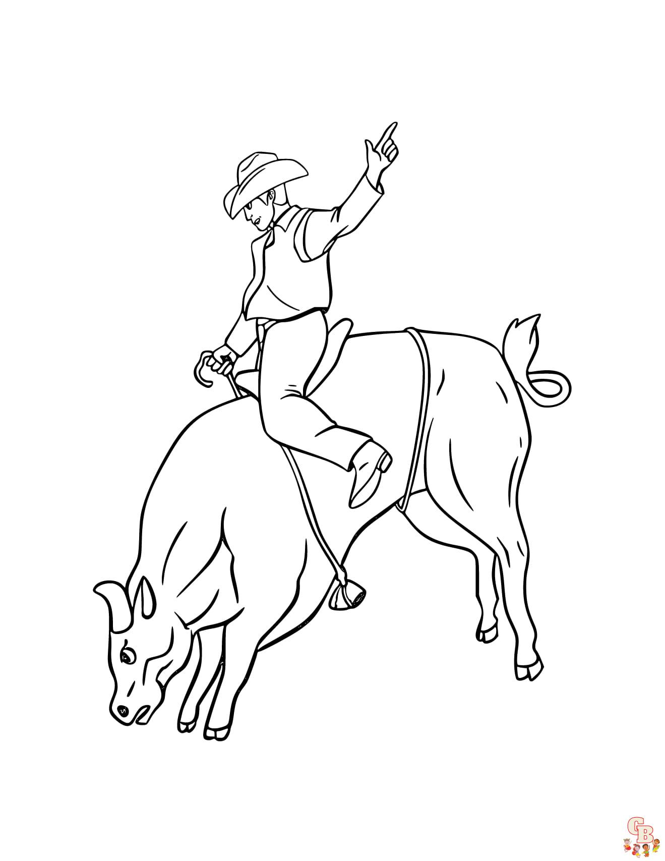 Rodeo Coloring Pages