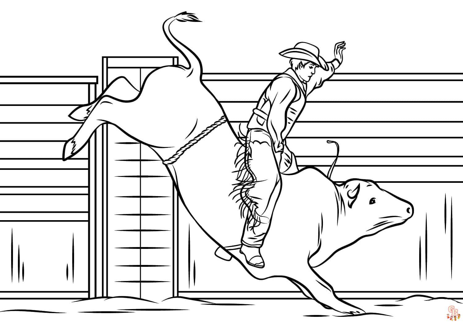 Rodeo Coloring Pages