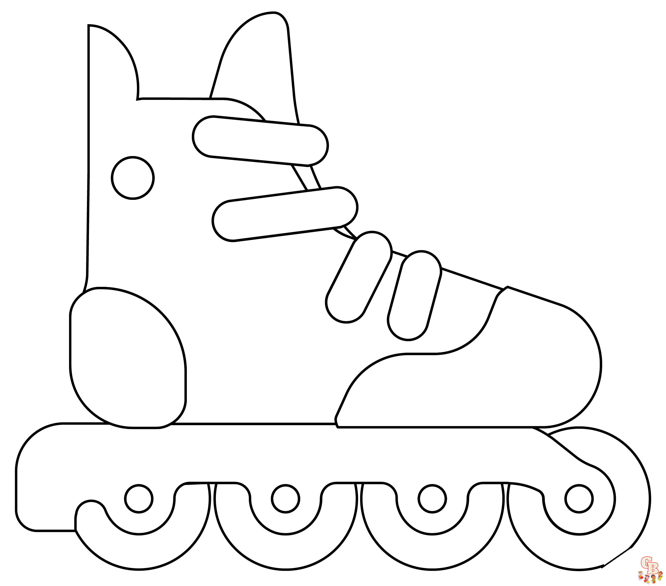 Roller Skate Coloring Pages