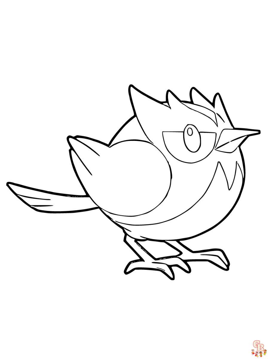 Rookidee coloring page