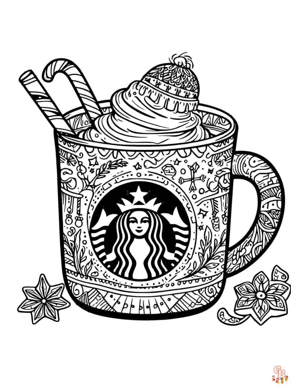 Starbucks Coloring Pages