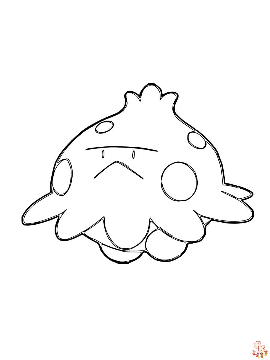 Shroomish coloring pages