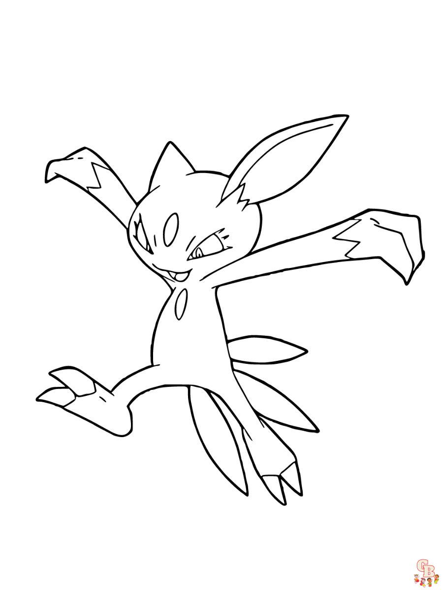 Sneasel coloring page