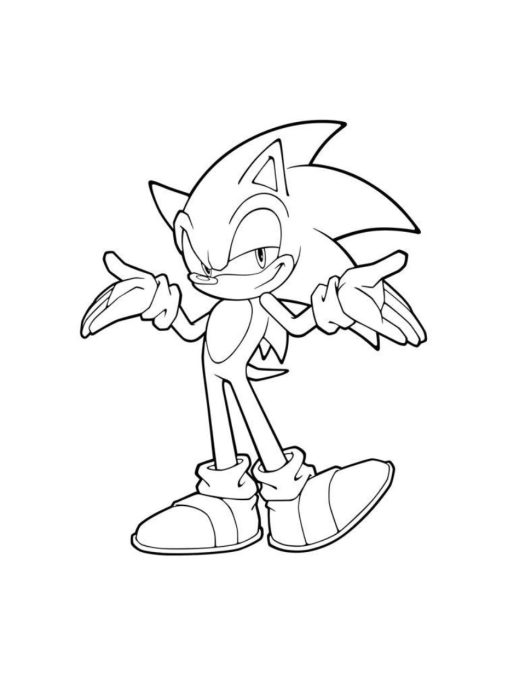 100+ Sonic the Hedgehog Coloring Pages Free - GBColoring