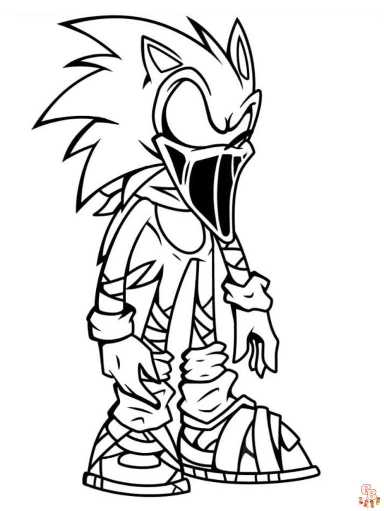 100+ Sonic the Hedgehog Coloring Pages Free - GBColoring