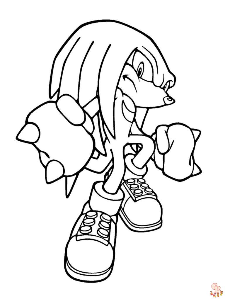 100+ Sonic the Hedgehog Coloring Pages Free - GBColoring