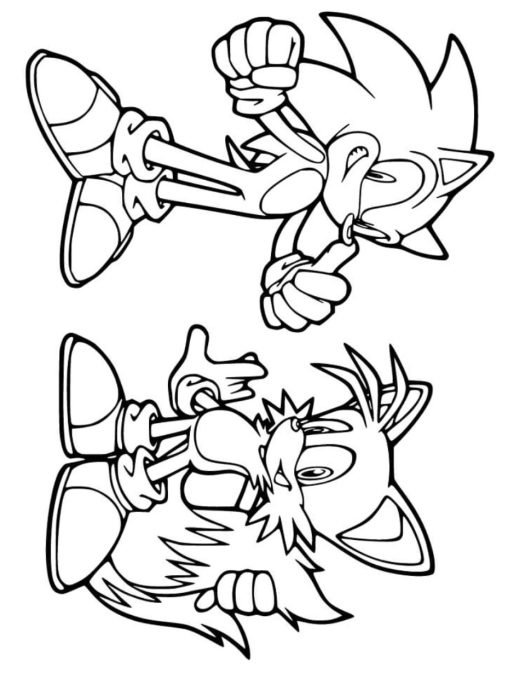 100+ Sonic the Hedgehog Coloring Pages Free - GBColoring