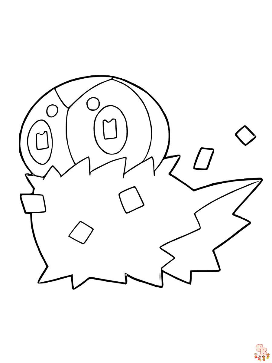 Spewpa coloring page