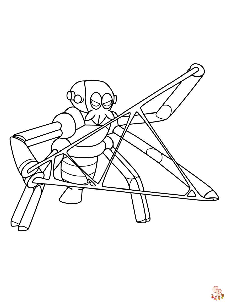 Spidops coloring page
