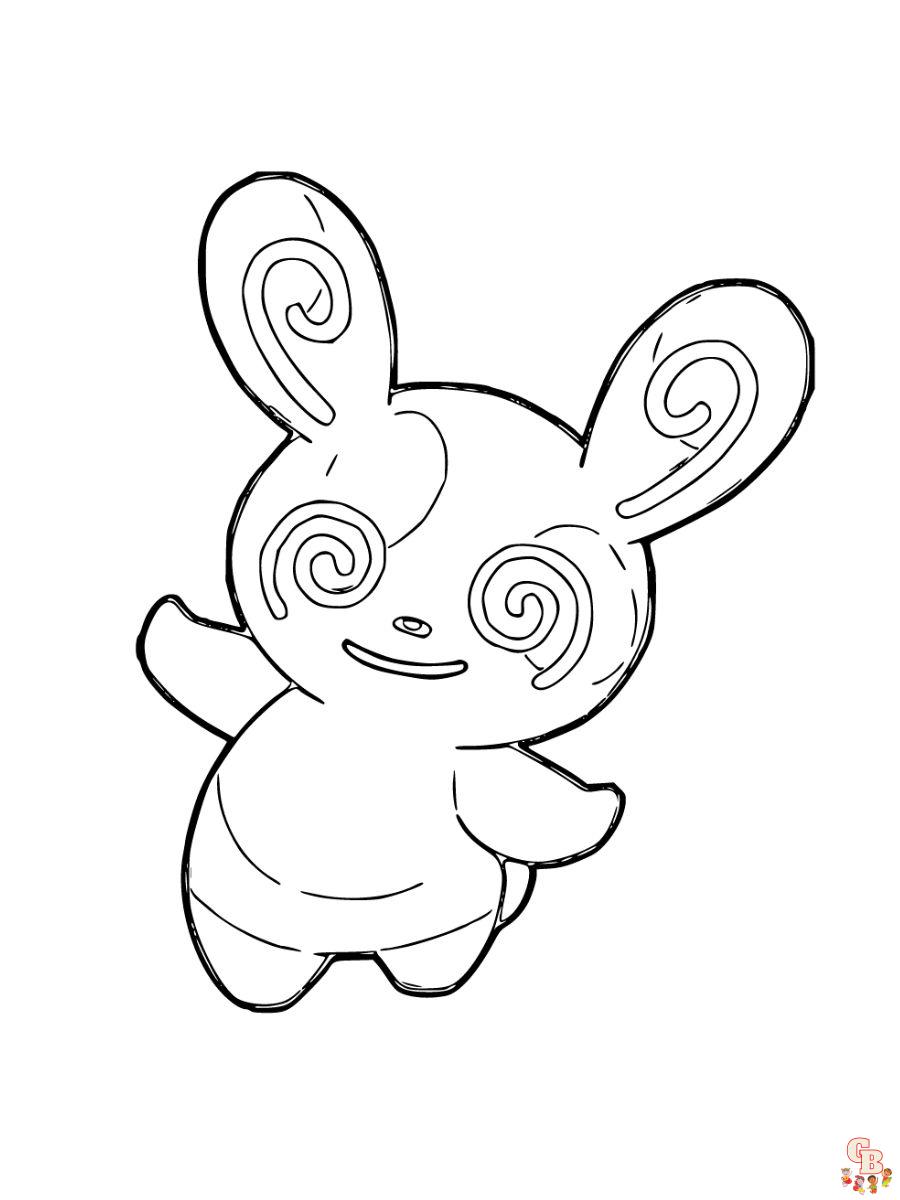 Spinda coloring pages