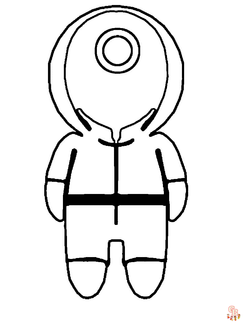 Squid Game Coloring Pages