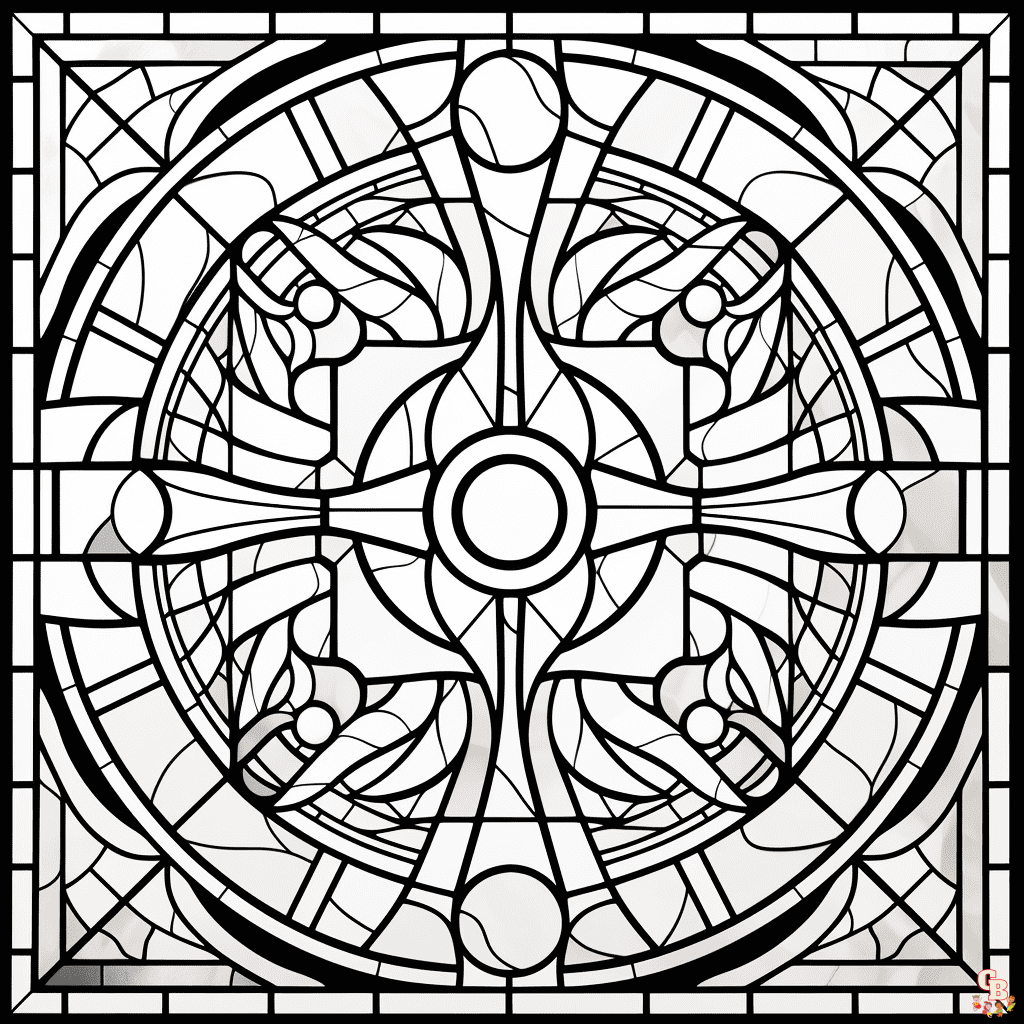 Free Printable Stained Glass Template - Printable Templates Free
