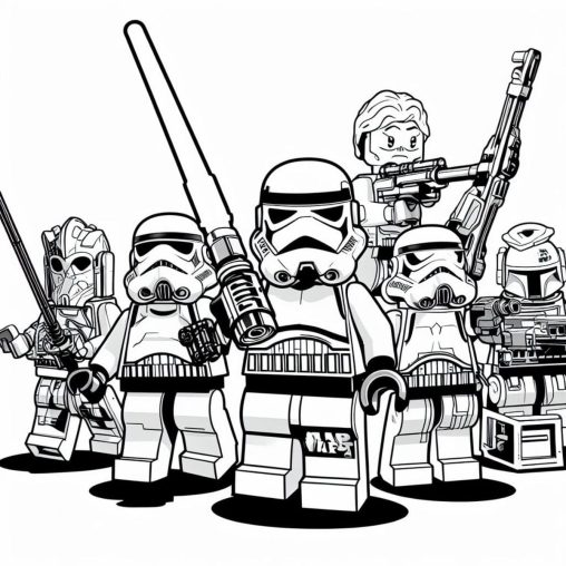 Star Wars Coloring Pages - Free & Printables for Kids and Adults