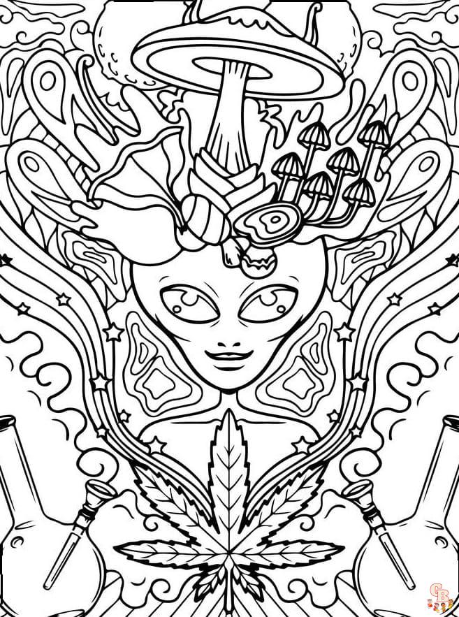 Stoner coloring pages free