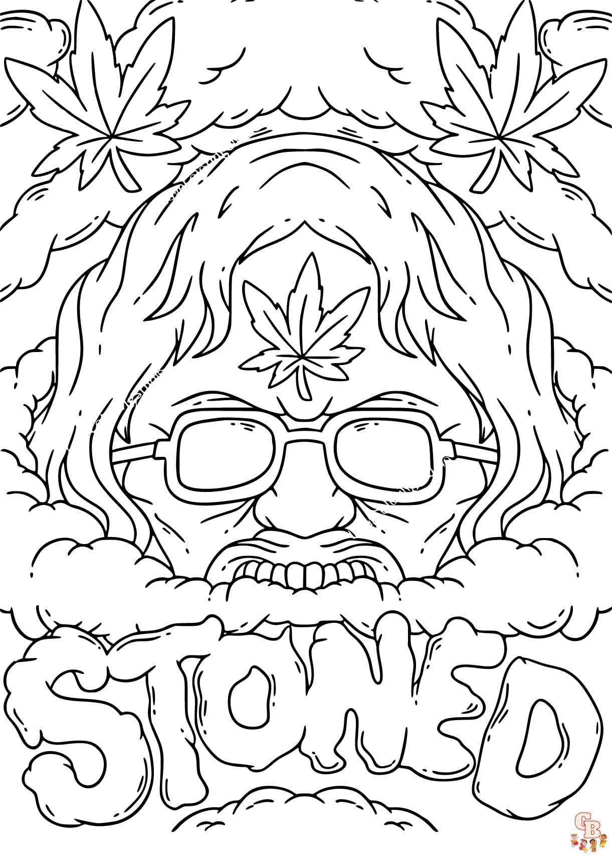 Stoner coloring pages printable free