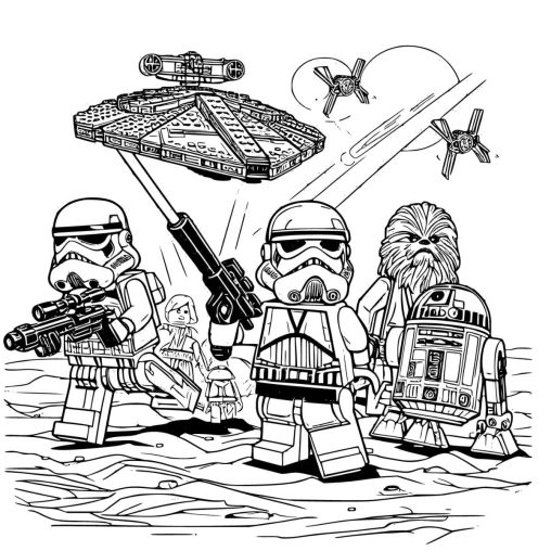 Star Wars Coloring Pages - Free & Printables for Kids and Adults