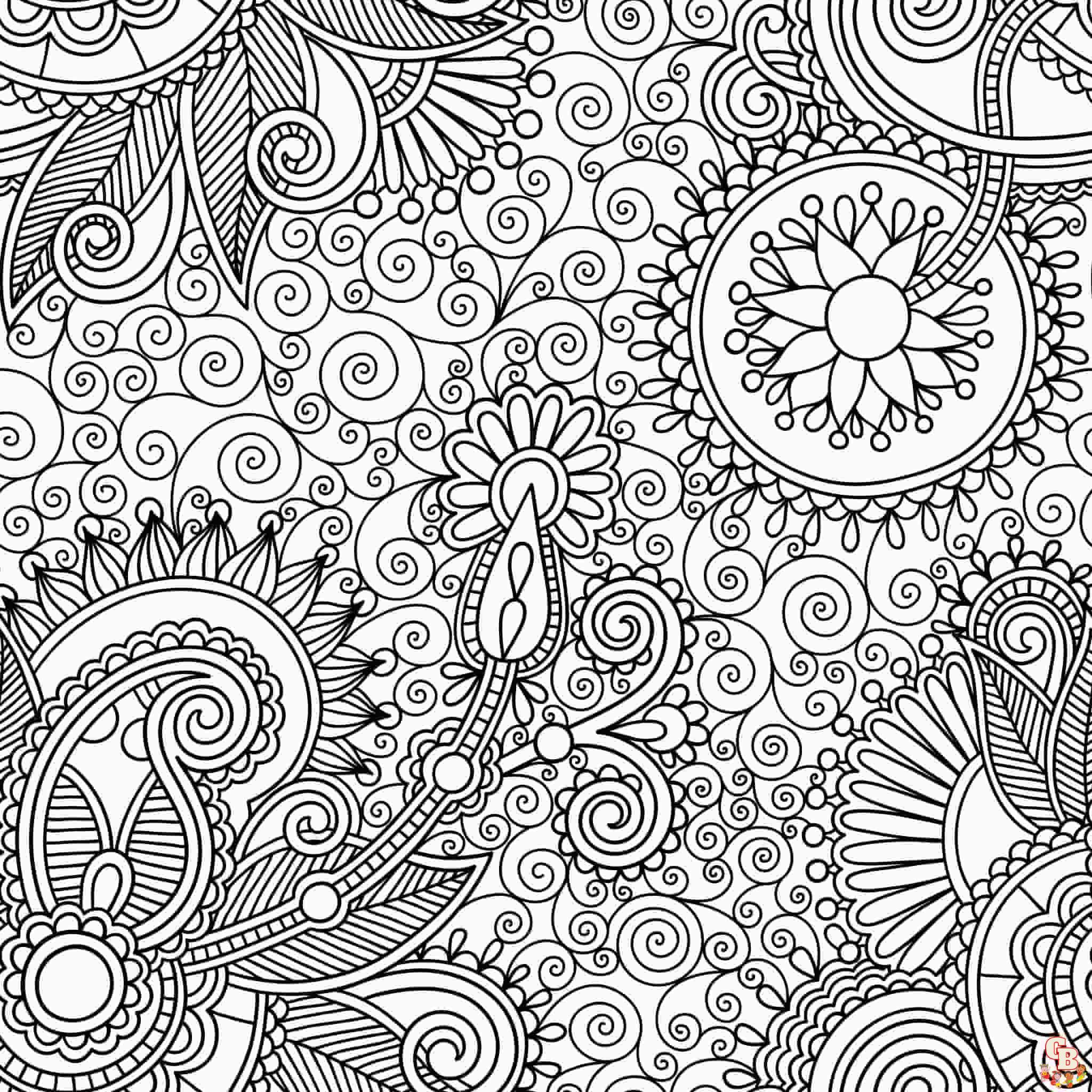 Stress Relief Coloring Pages 3