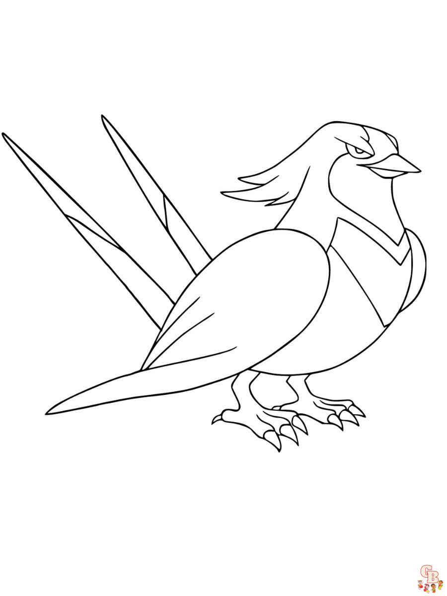 Swellow coloring pages